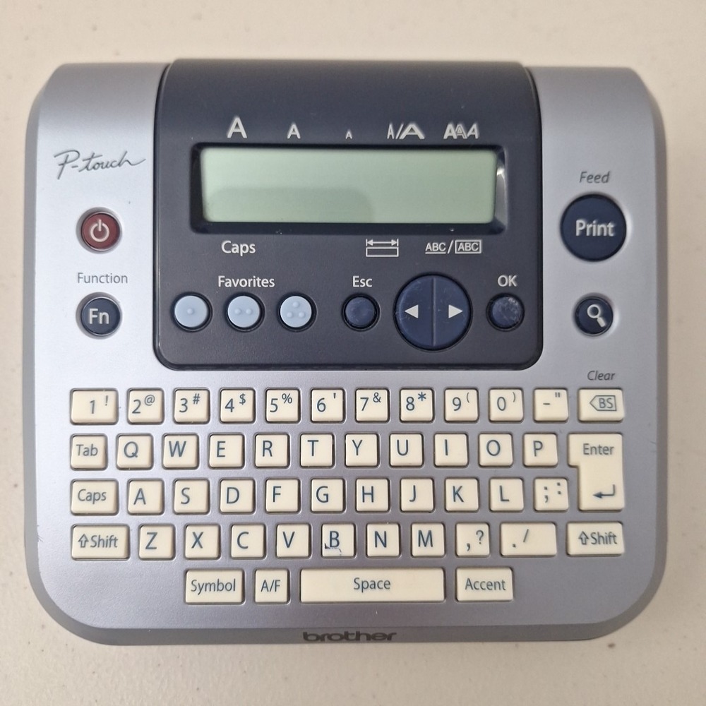 Brother P-Touch PT-1280 Thermal Printer Label Maker - Tested, No Cord
